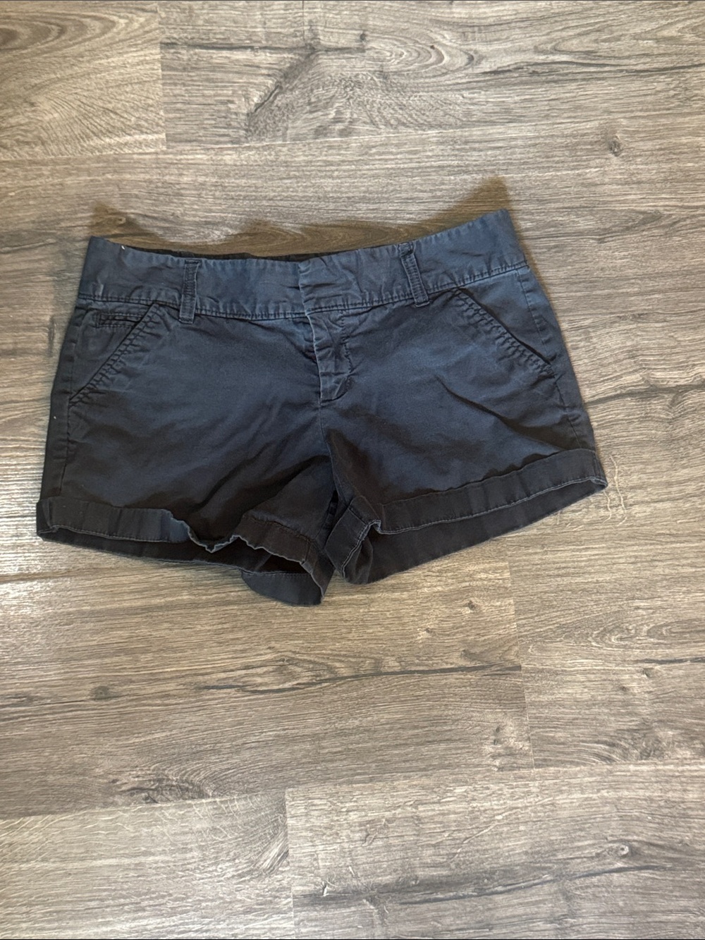 Caslon Black Rolled-Hem Jean Shorts